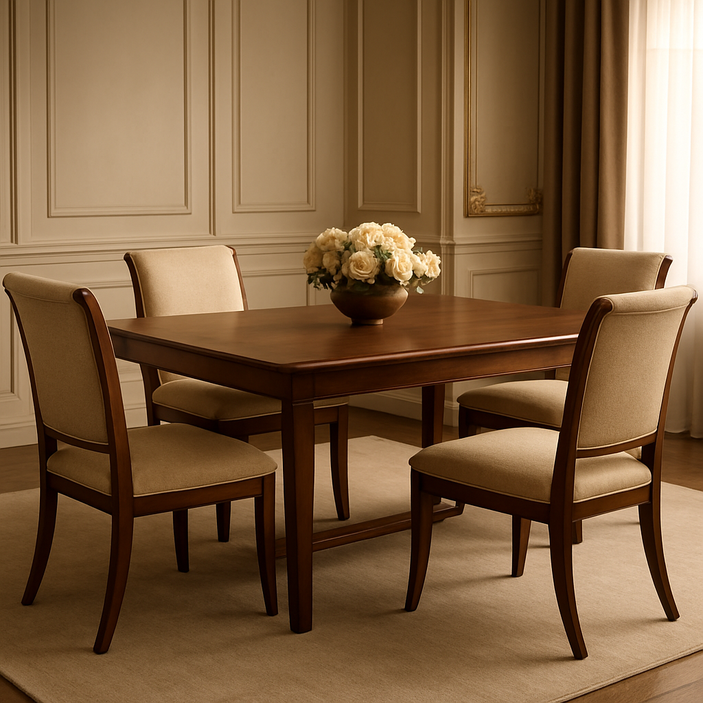 Luxury Teak Wood Dining Set